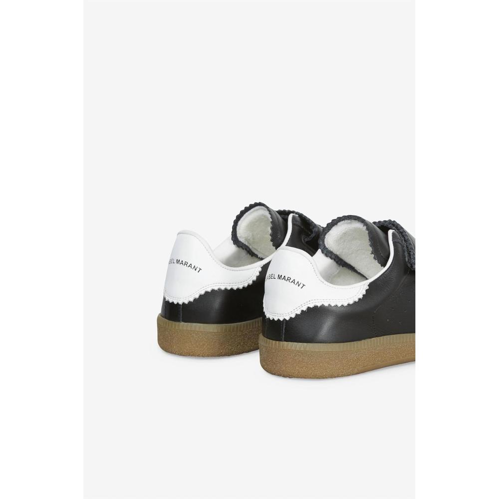 NEW ISABEL MARANT women's beth classic sneaker in black - Picture 3 of 5